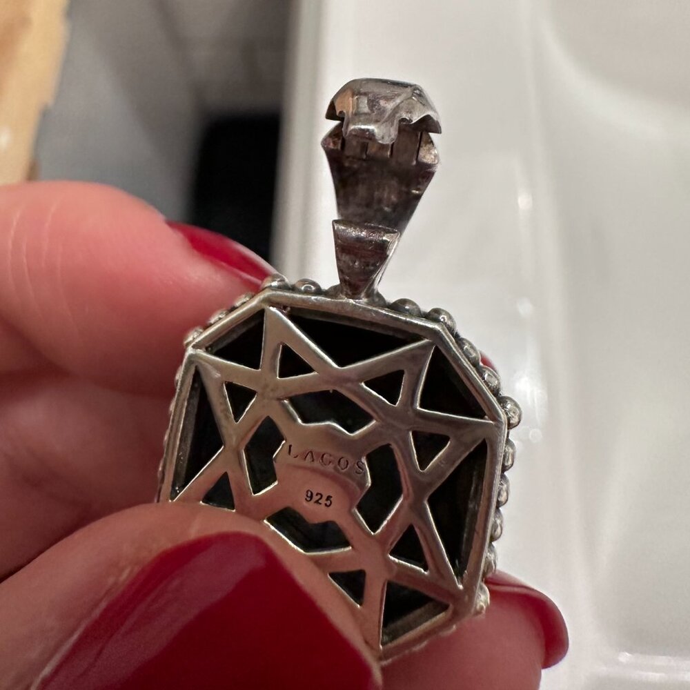 LAGOS Rocks Sterling Silver Enhancer Pendant - Picture 8 of 8